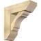 Ekena Millwork Olympic Slat Rough Sawn Bracket w/ Offset Brace, Douglas Fir, 8"W x 24"D x 24"H BKT0806X24X24OLY06RDF - alternate 1